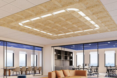 Axis Tacet acoustic grid lighting